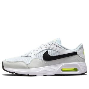 Nike White Black Neon Green Air Max-Style Sneakers